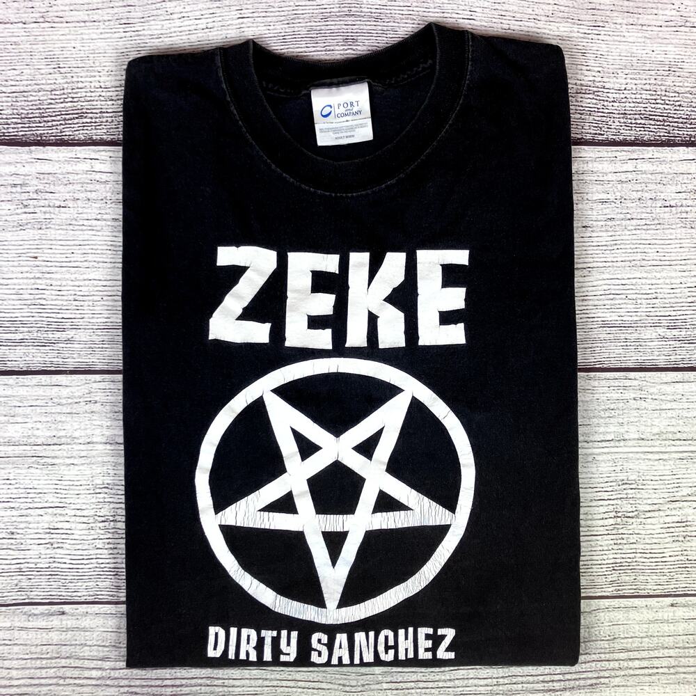 Vintage Zeke "Dirty Sanchez" Punk Rock Band / Tour T-shirt